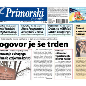 Primorski dnevnik | Prima pagina