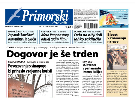 Primorski dnevnik | Prima pagina